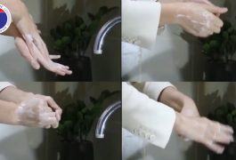 Handwashing instructions for protecting against Covid-19