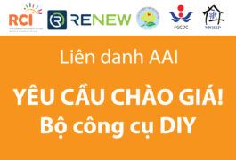Yêu cầu chào giá bộ công cụ DIY (Do It Yourself)