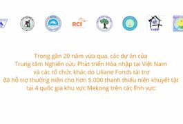 RCI & LF_CBR for Children with disabilities in Mekong region