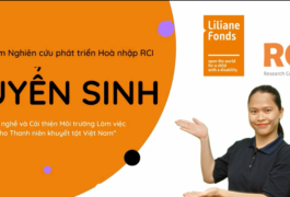 RCI Tuyển Sinh Thanh Thiếu Niên Khuyết Tật Tham Gia Học Nghề (Hà Nội)