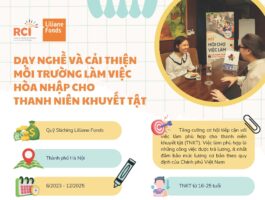 DẠY NGHỀ VÀ CẢI THIỆN MÔI TRƯỜNG LÀM VIỆC HÒA NHẬP CHO THANH NIÊN KHUYẾT TẬT