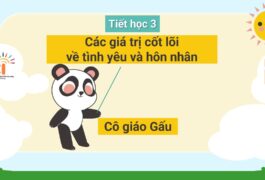 Bài 3: Các giá trị cốt lõi về tình yêu và hôn nhân