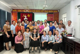 Tập huấn về Truyền thông thay đổi hành vi (BCC) về sức khỏe tình dục và sinh sản (SRHR) cho người khuyết tật do UNFPA tổ chức tại xã Cờ Đỏ, thành phố Cần Thơ.