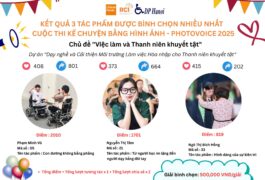 📣 CÔNG BỐ KẾT QUẢ 3 GIẢI BÌNH CHỌN – CUỘC THI PHOTOVOICE 2025 – KỂ CHUYỆN BẰNG HÌNH ẢNH VỚI CHỦ ĐỀ “VIỆC LÀM VÀ THANH NIÊN KHUYẾT TẬT”