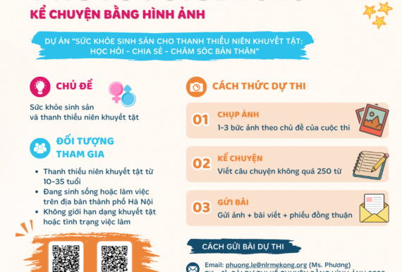 PHÁT ĐỘNG CUỘC THI KỂ CHUYỆN BẰNG HÌNH ẢNH – PHOTOVOICE 2026 VỚI CHỦ ĐỀ “SỨC KHỎE SINH SẢN VÀ THANH NIÊN KHUYẾT TẬT”